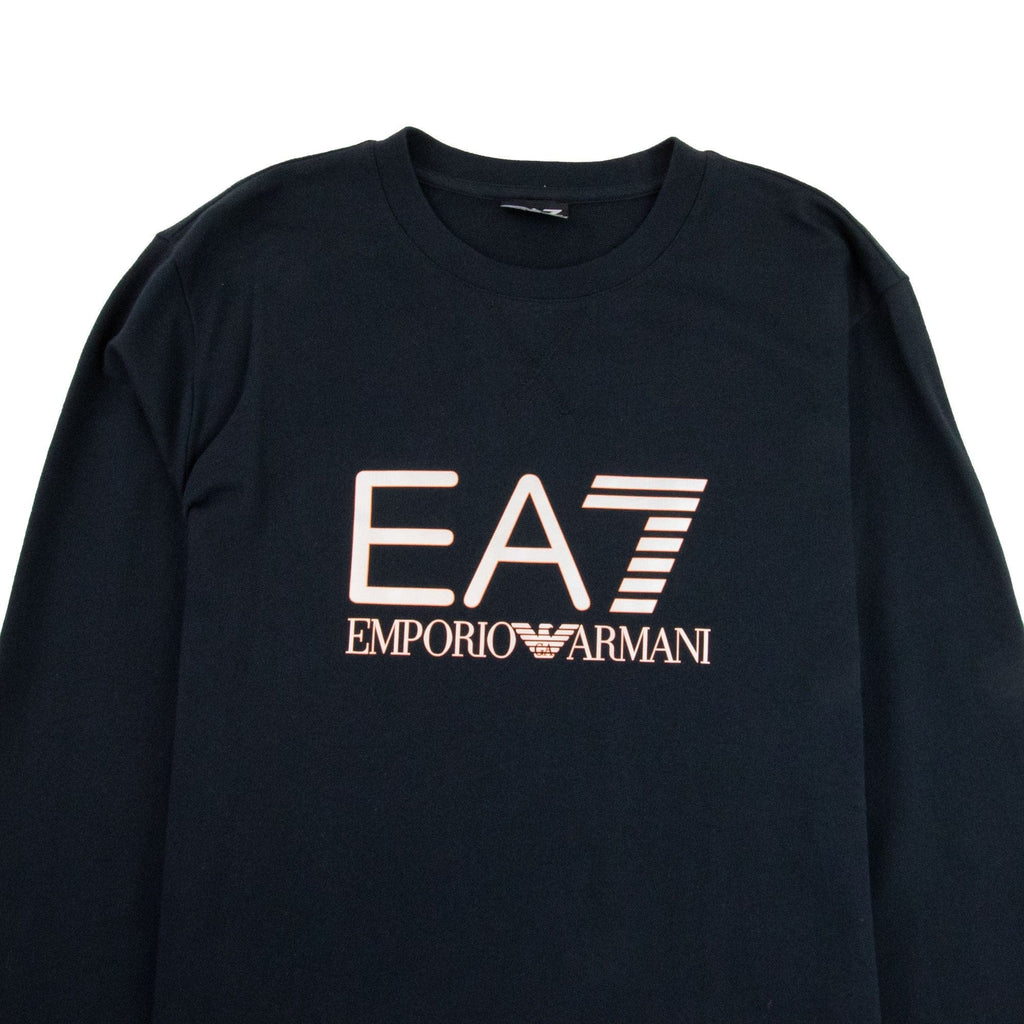 EA7 Train Visibility Crewneck Sweatshirt Dark Blue