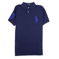 Polo Ralph Lauren Slim Fit Big Pony Short Sleeve Polo 3 On Sleeve Navy/royal