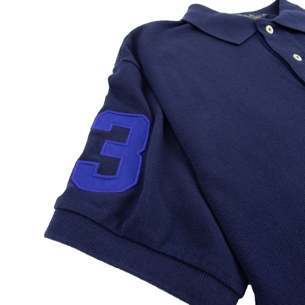 Polo Ralph Lauren Slim Fit Big Pony Short Sleeve Polo 3 On Sleeve Navy/royal