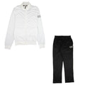 EA7 Train Logo Funnel Neck Polyester Track White/black