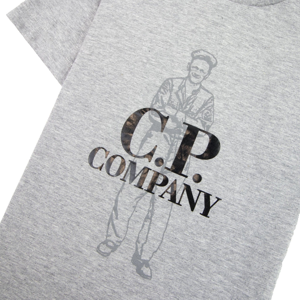 CP Company Undersixteen Worker Logo T-shirt Grey M93