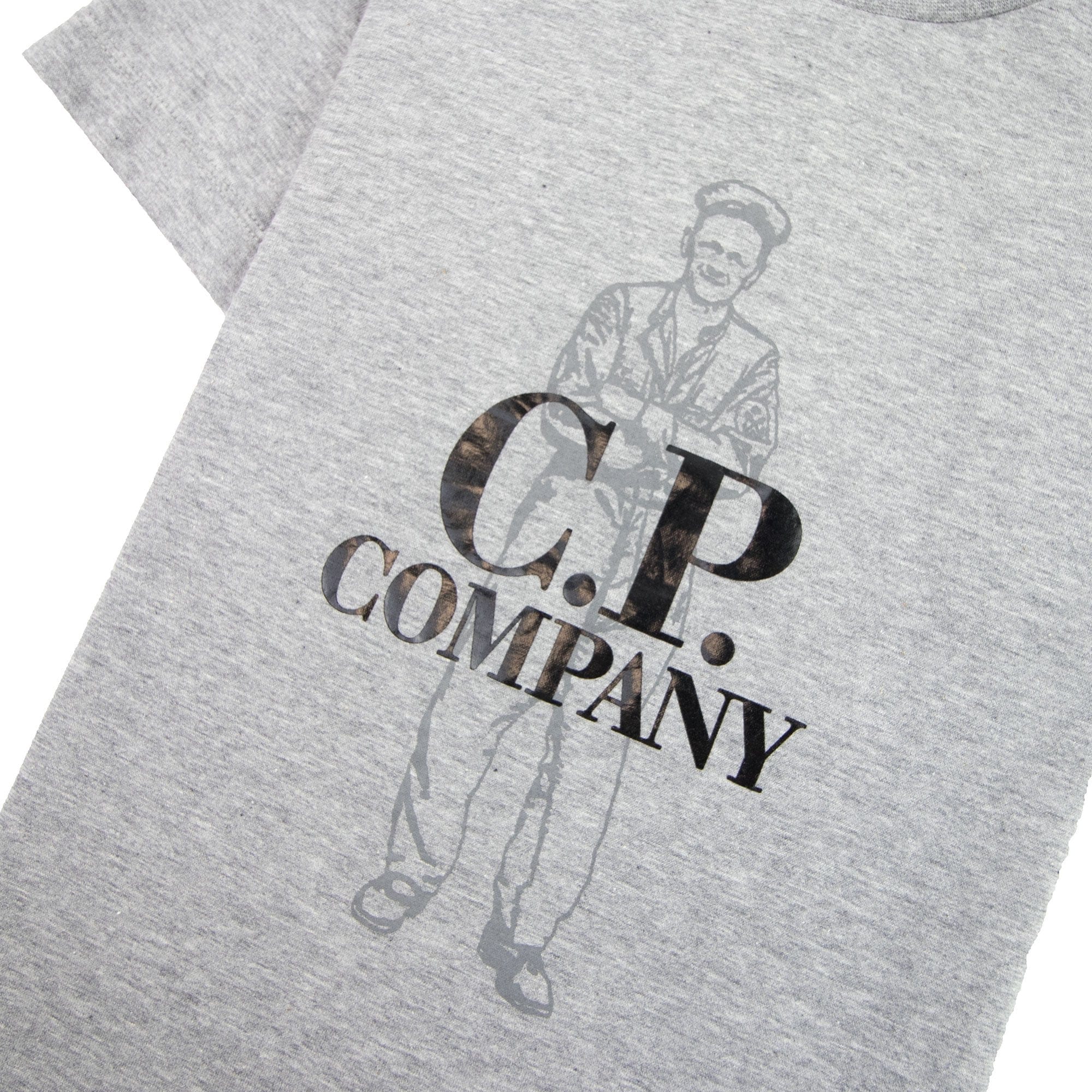 CP Company Undersixteen Worker Logo T-shirt Grey M93