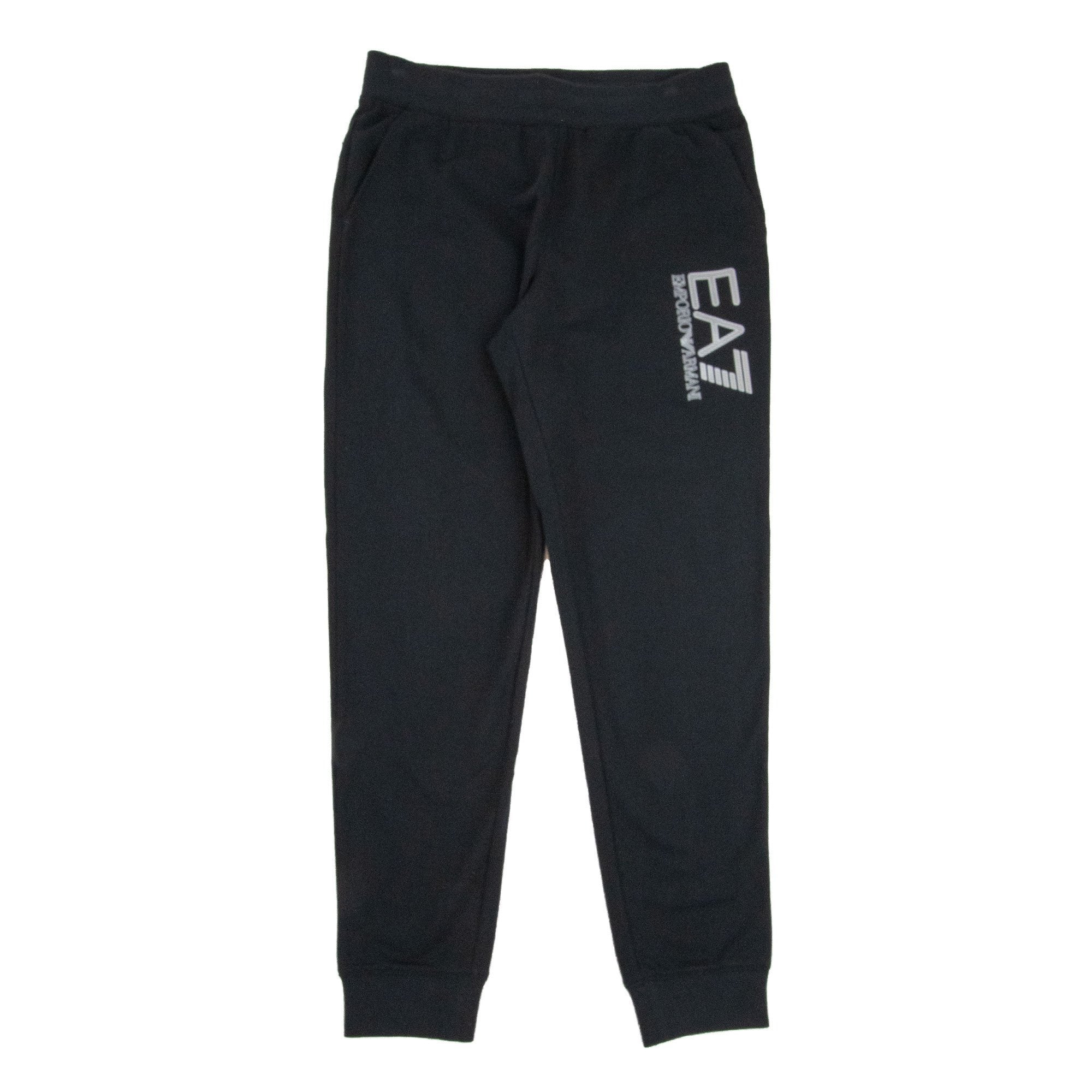 EA7 Hooded Zip Up Large Logo Tracksuit Black