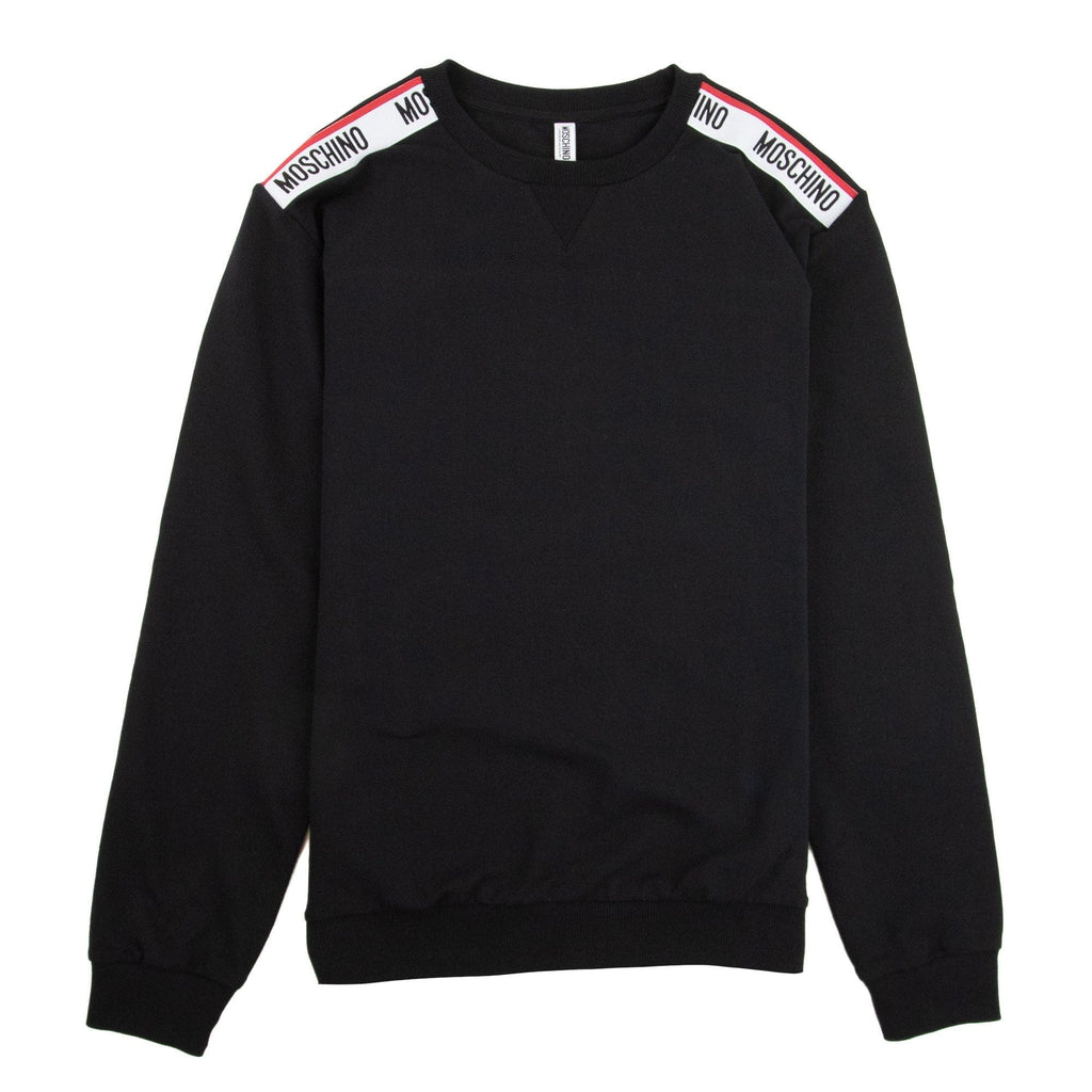 Moschino Underwear Tape Sweatshirt Black 0555