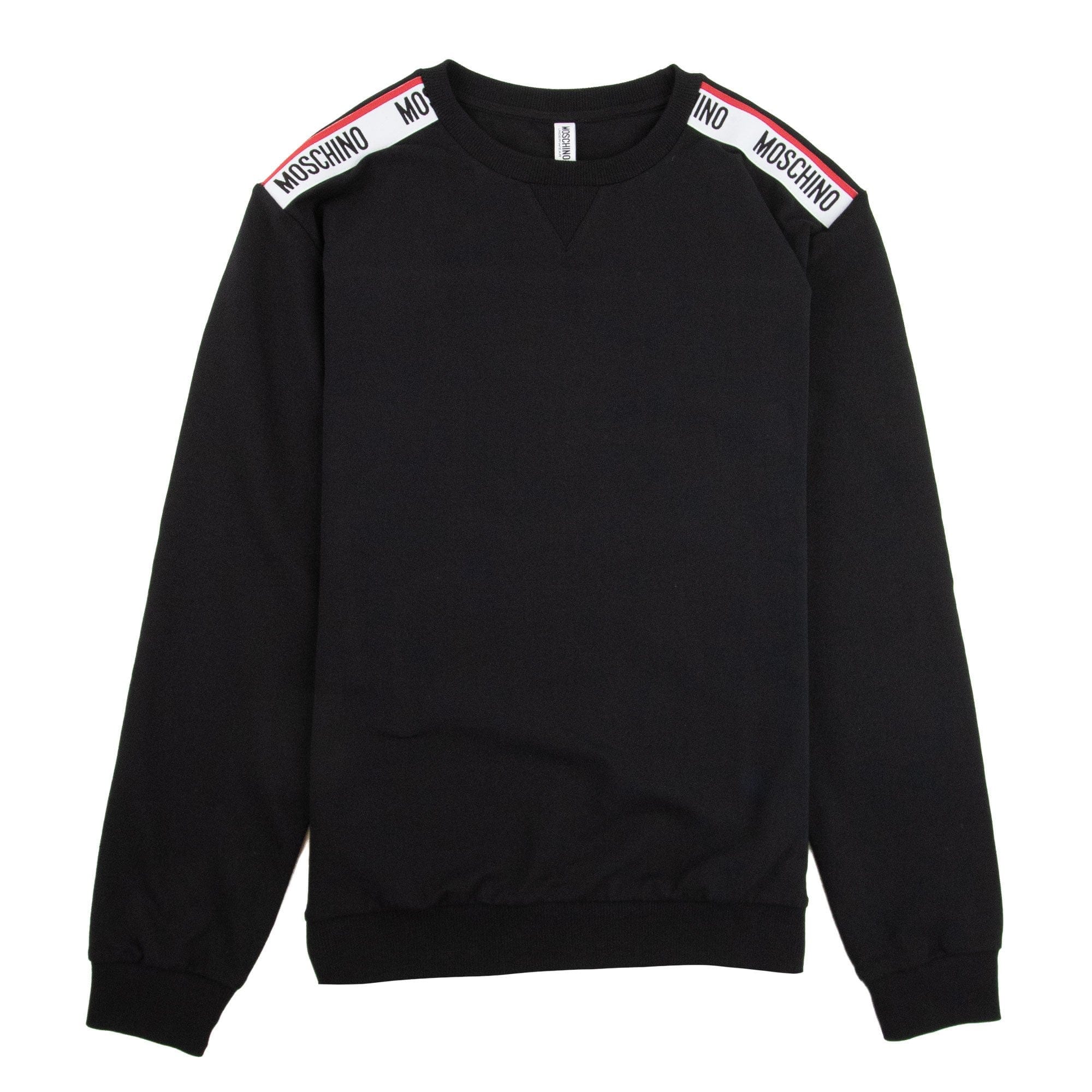 Moschino Underwear Tape Sweatshirt Black 0555