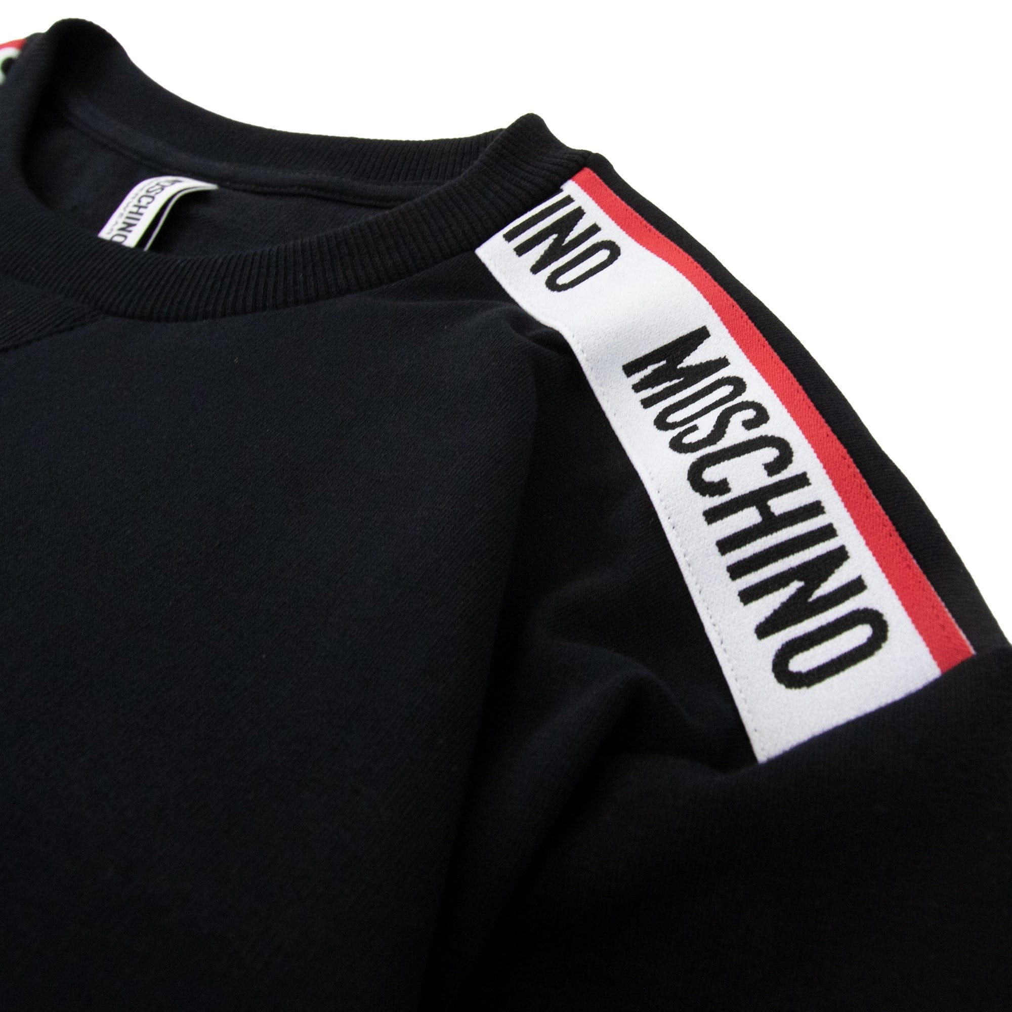 Moschino Underwear Tape Sweatshirt Black 0555