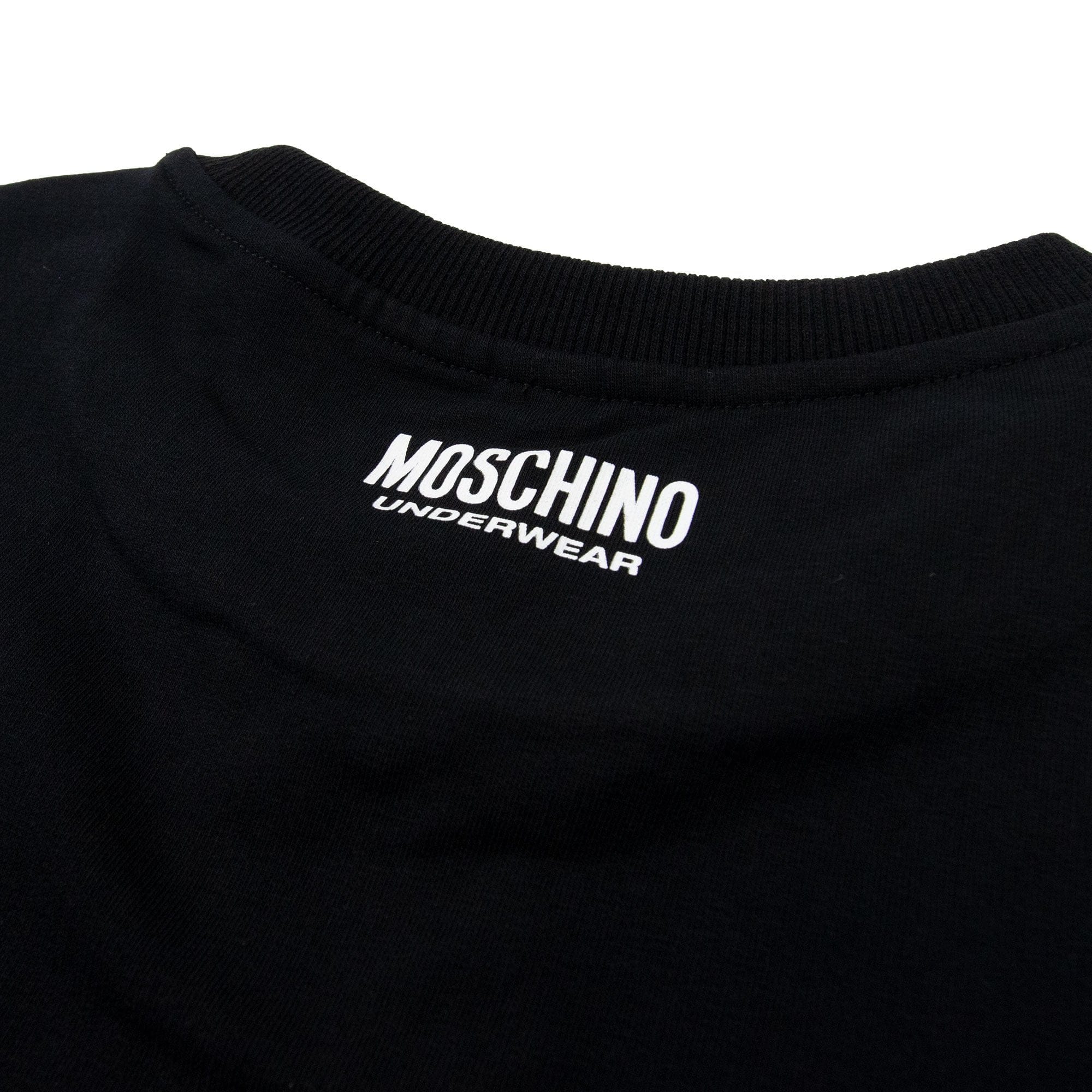 Moschino Underwear Tape Sweatshirt Black 0555
