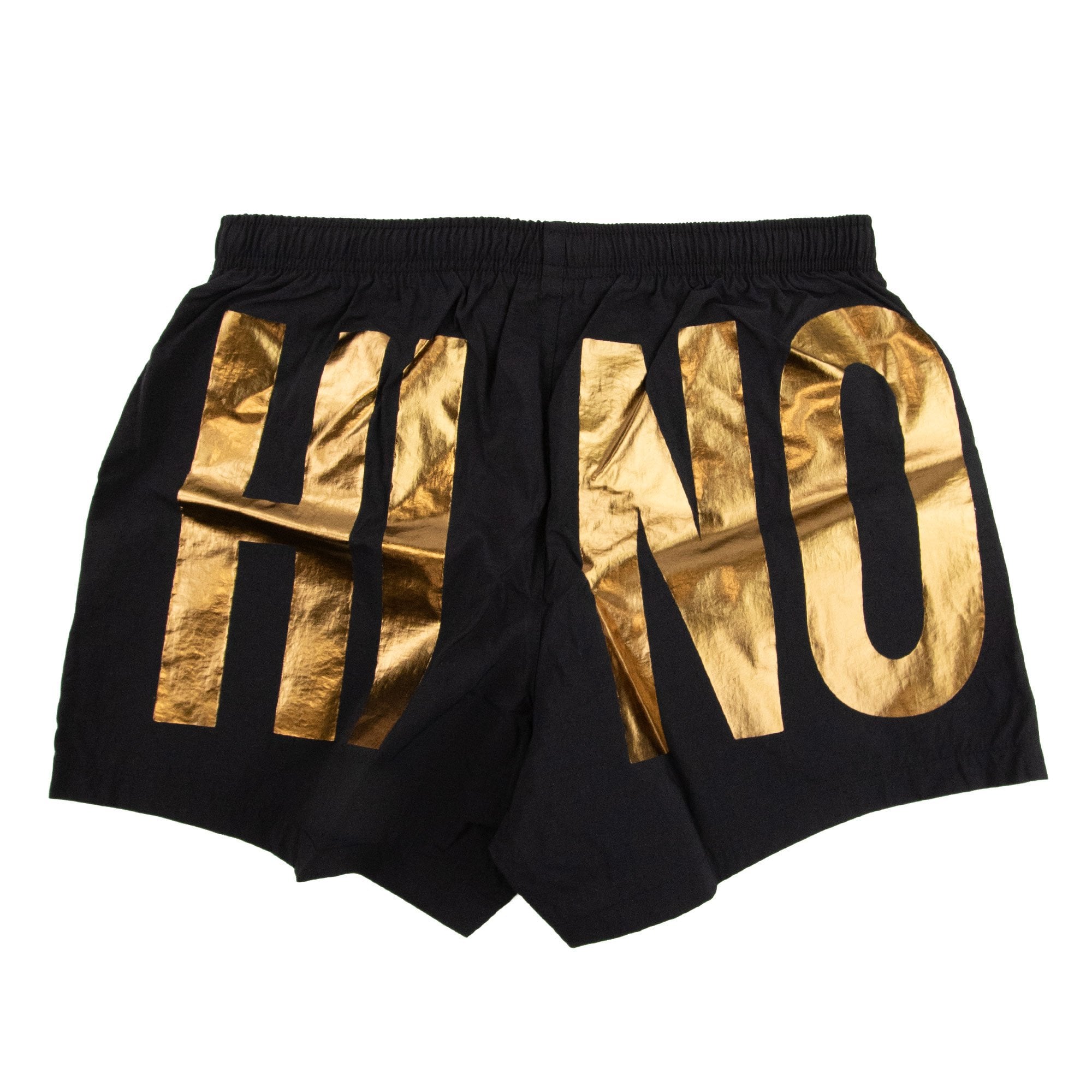 Love Moschino Foil Swim Shorts Black/Gold