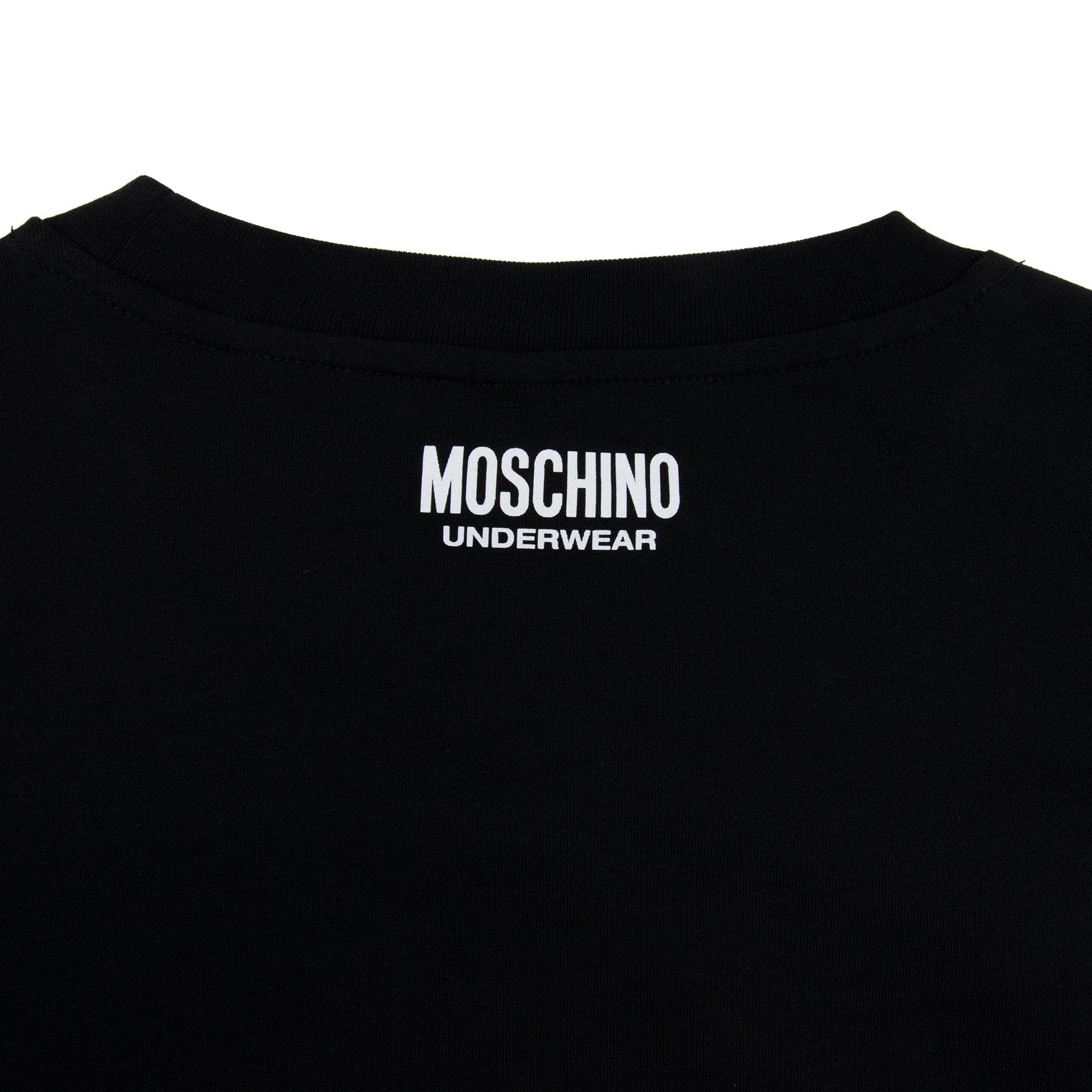 Moschino Underwear Tape Logo T-shirt Black