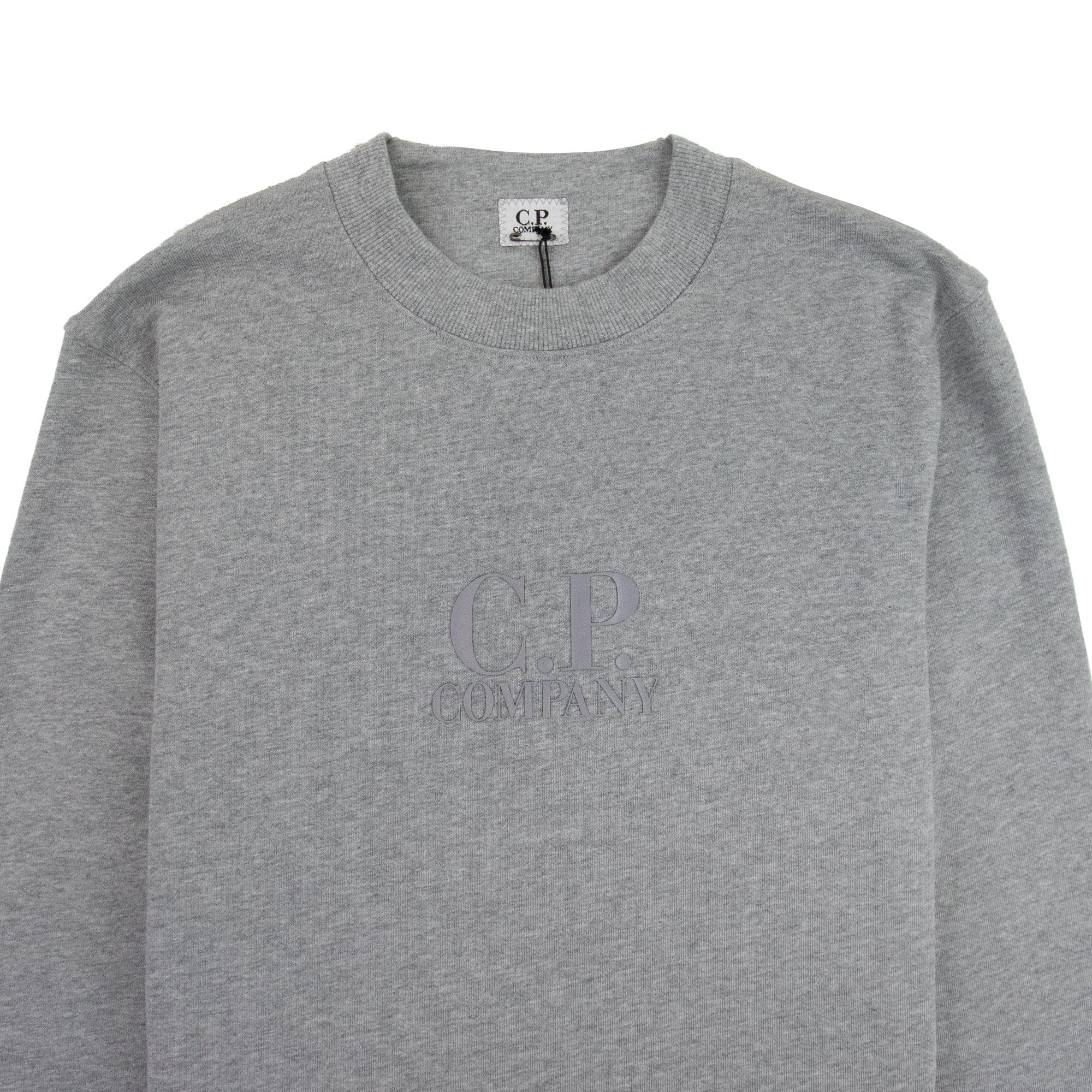 CP Company Fleece Sweatshirt Front Logo Grey M93
