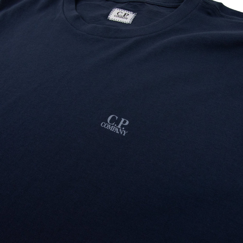 CP Company Reverse Goggle Print T-Shirt Navy 888
