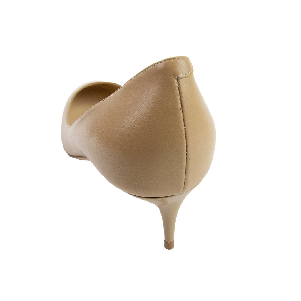 Jimmy Choo Esme Kid Leather Heels Nude