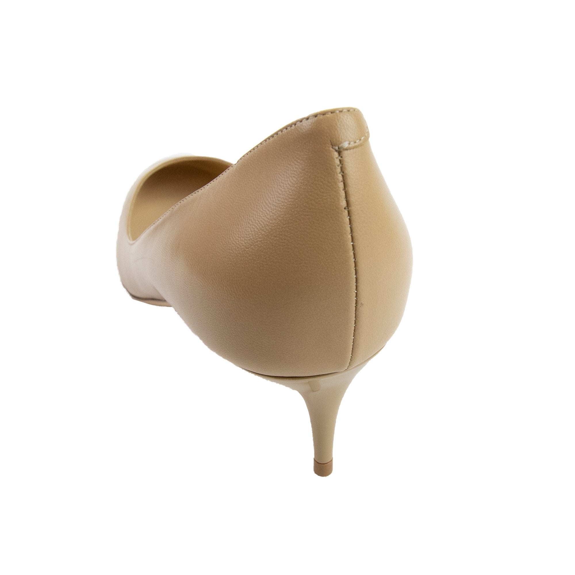 Jimmy Choo Esme Kid Leather Heels Nude