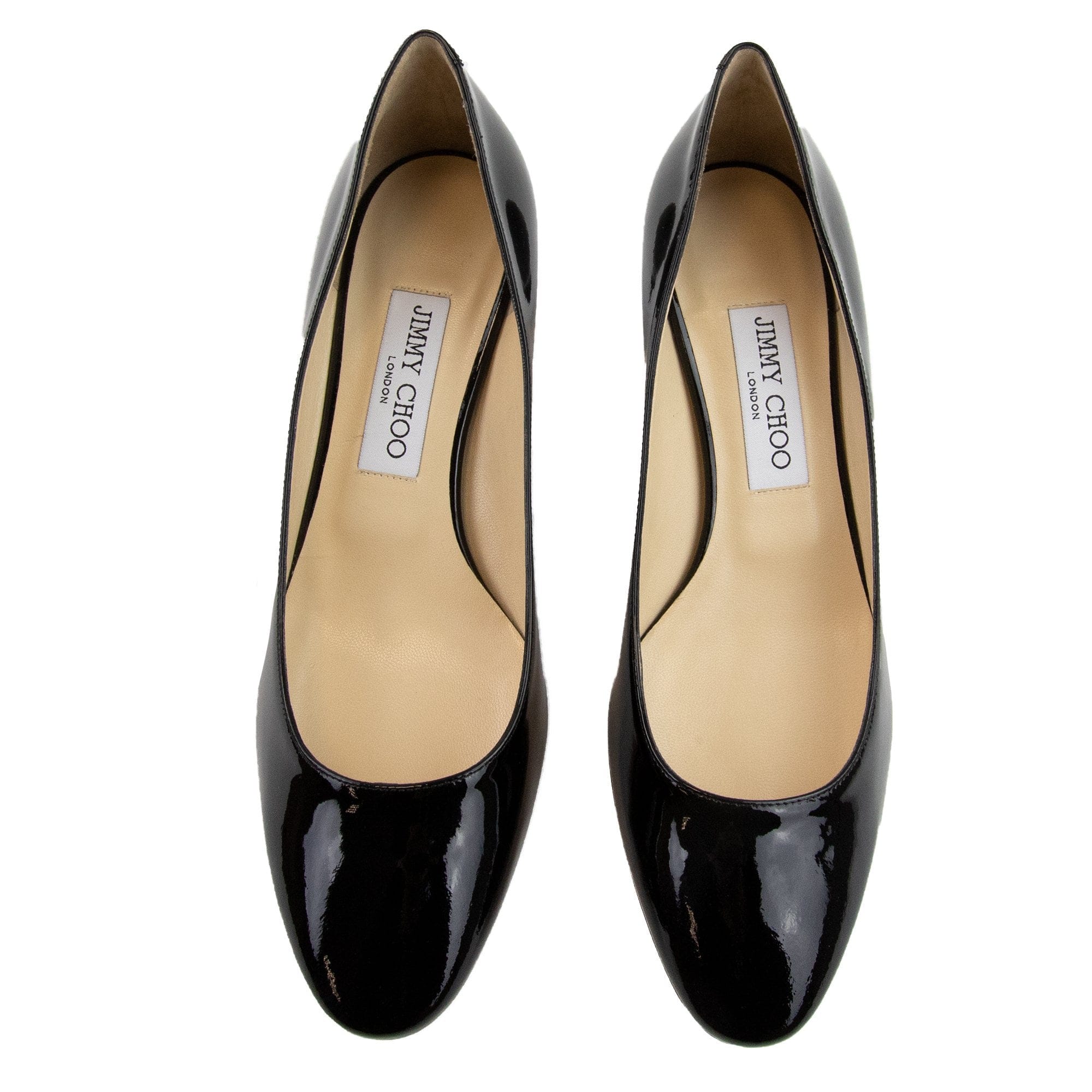 Jimmy Choo Esme 50 Patent Leather Pumps Black