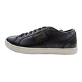 Dolce & Gabbana Round Toe Leather Sneaker Black/White