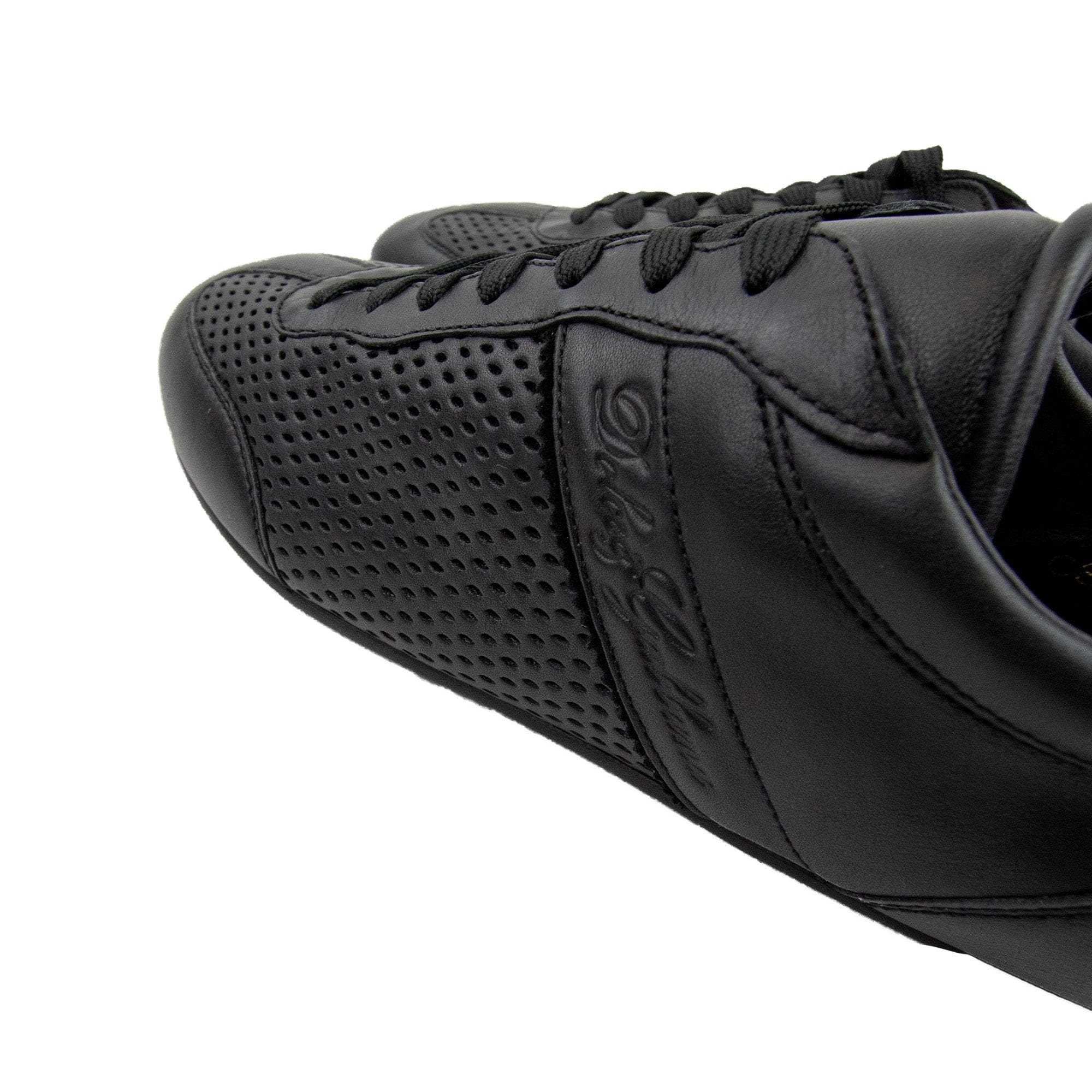 Dolce & Gabbana Slim Script Logo Mesh Trainers Black