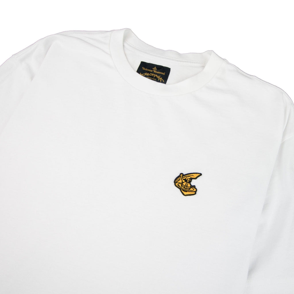 Vivienne Westwood Anglomania Embroidered Boxy T-shirt White