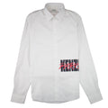 Kenzo Script Logo Long Sleeve Shirt White