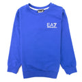 EA7 Junior Chest Logo Sweatshirt Electric Blue