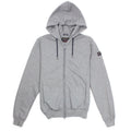 Paul And Shark Arm Patch Enclosed Zip Up Hoodie Light Grey