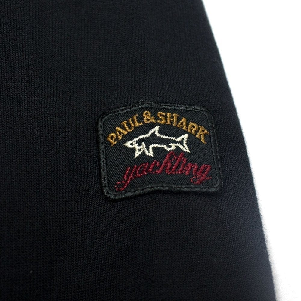 Paul And Shark Arm Patch Crewneck Sweatshirt Black