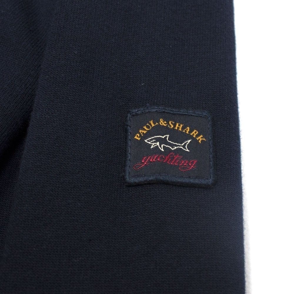 Paul And Shark Arm Patch Crewneck Sweatshirt Navy Blue