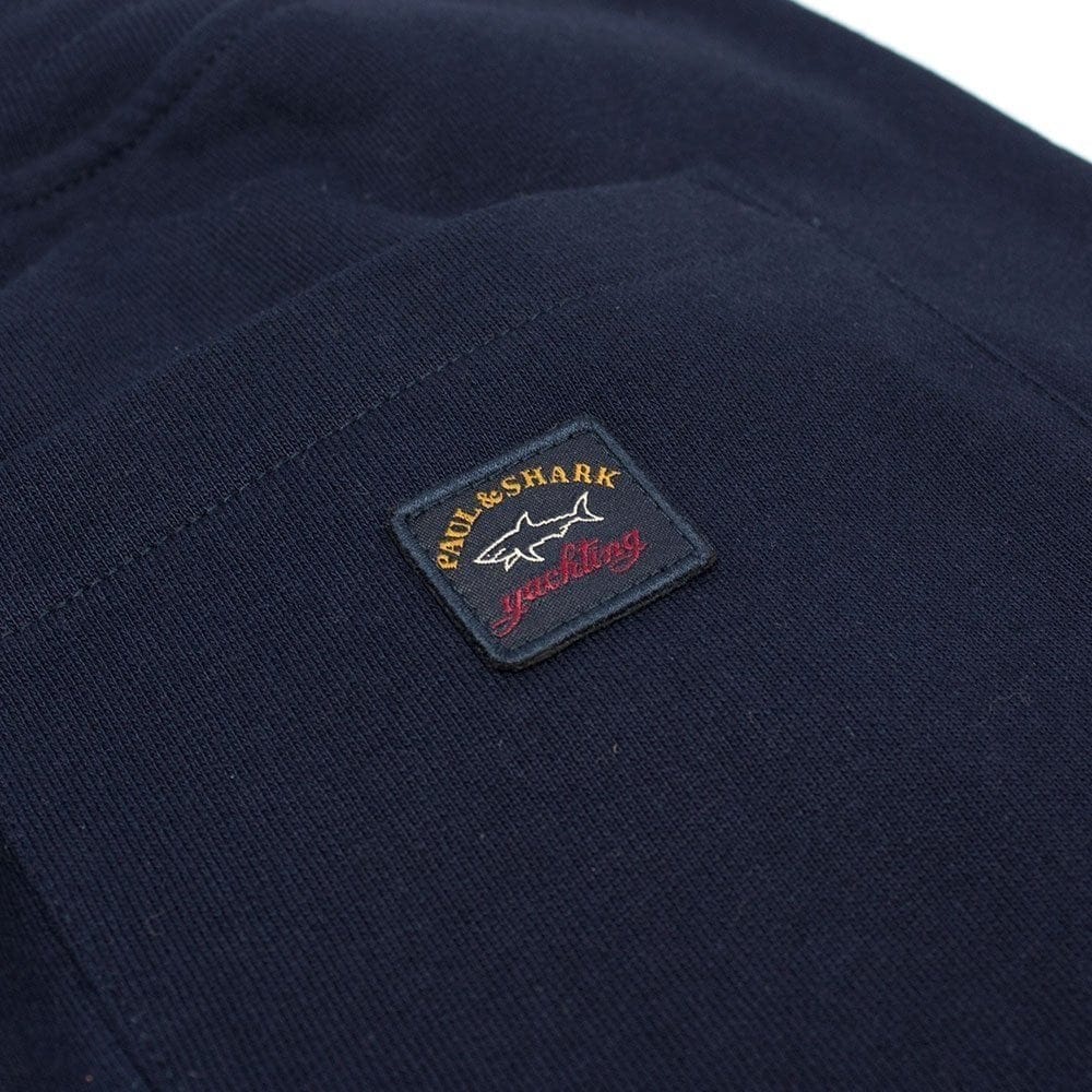 Paul And Shark Back Pocket Patch Logo Tracksuit Bottoms Navy Blue