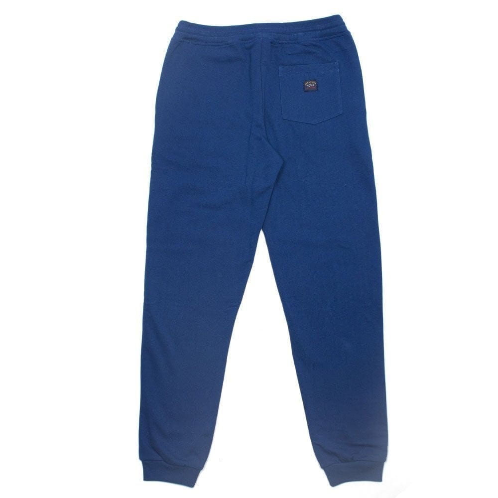 Paul And Shark Back Pocket Patch Logo Tracksuit Bottoms Royal Blue
