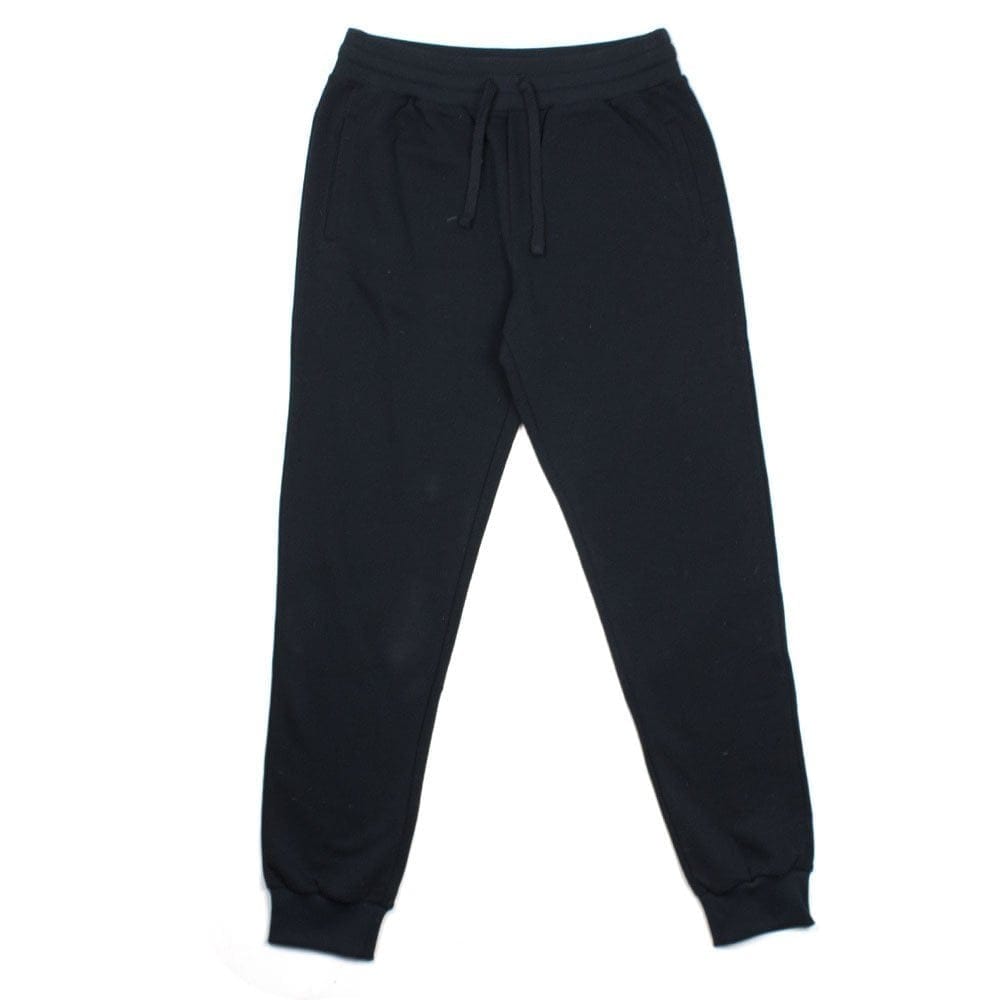 Dolce & Gabbana Metal Logo Patch Sweatpants Navy Blue B0665