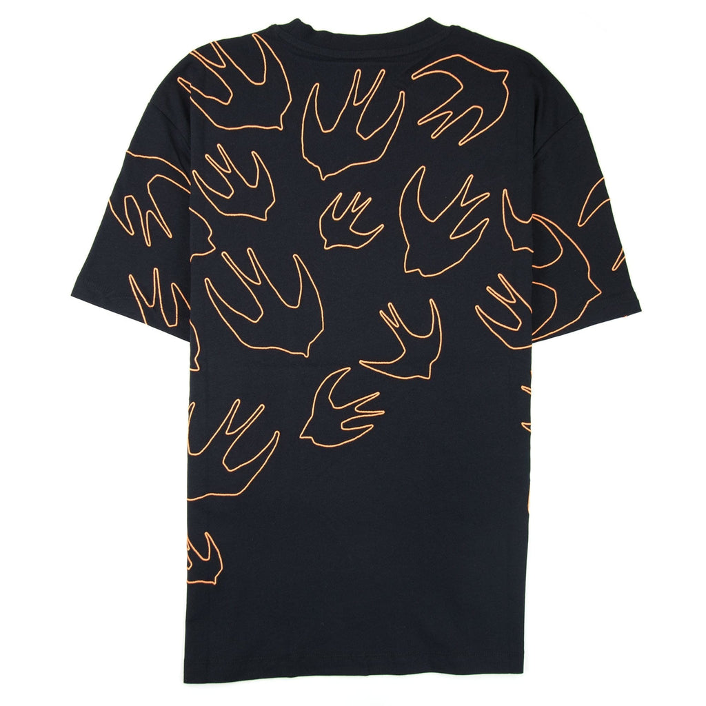 MCQ By Alexander McQueen Swallow Drop Shoulder T-shirt Black 1000