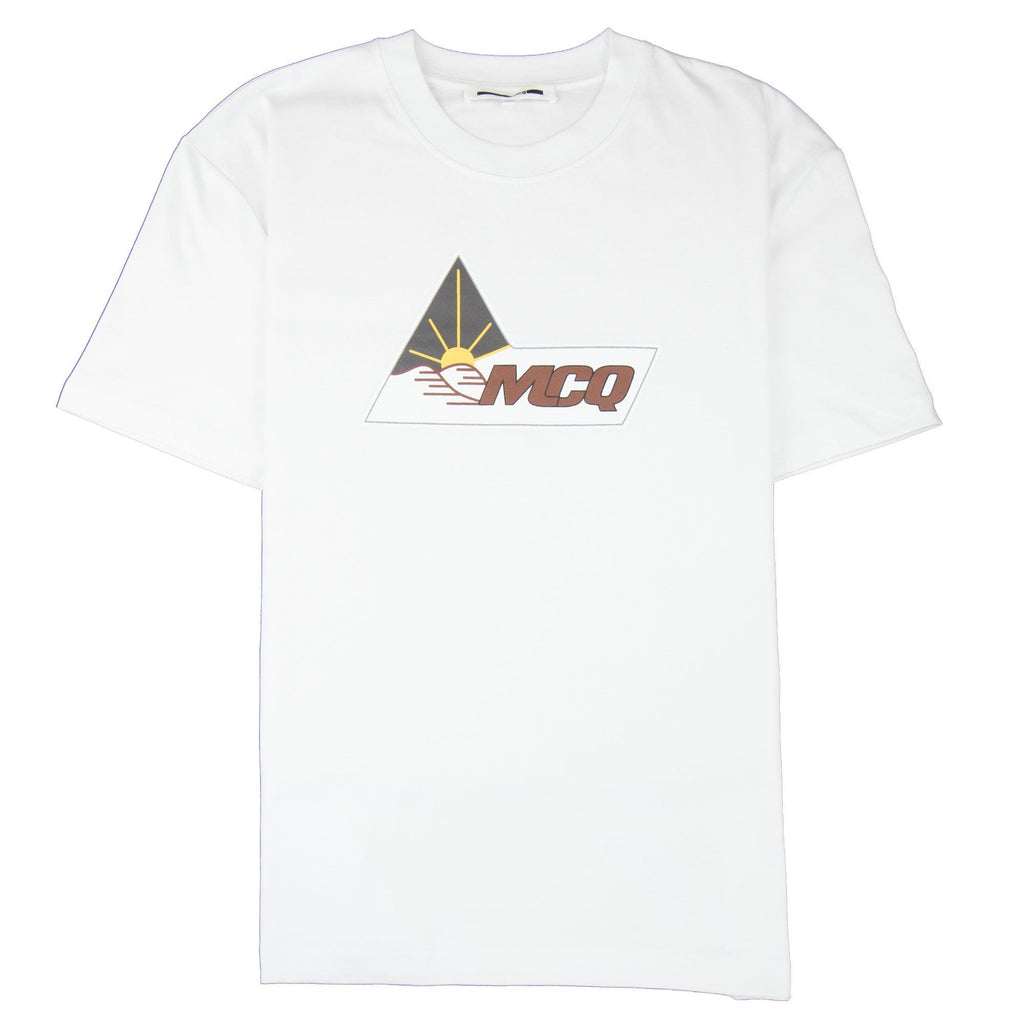 MCQ By Alexander McQueen Sun Logo T-shirt White 9000