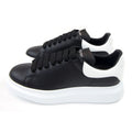 Alexander McQueen Exaggerated-sole Leather Sneakers 1070 Black/white