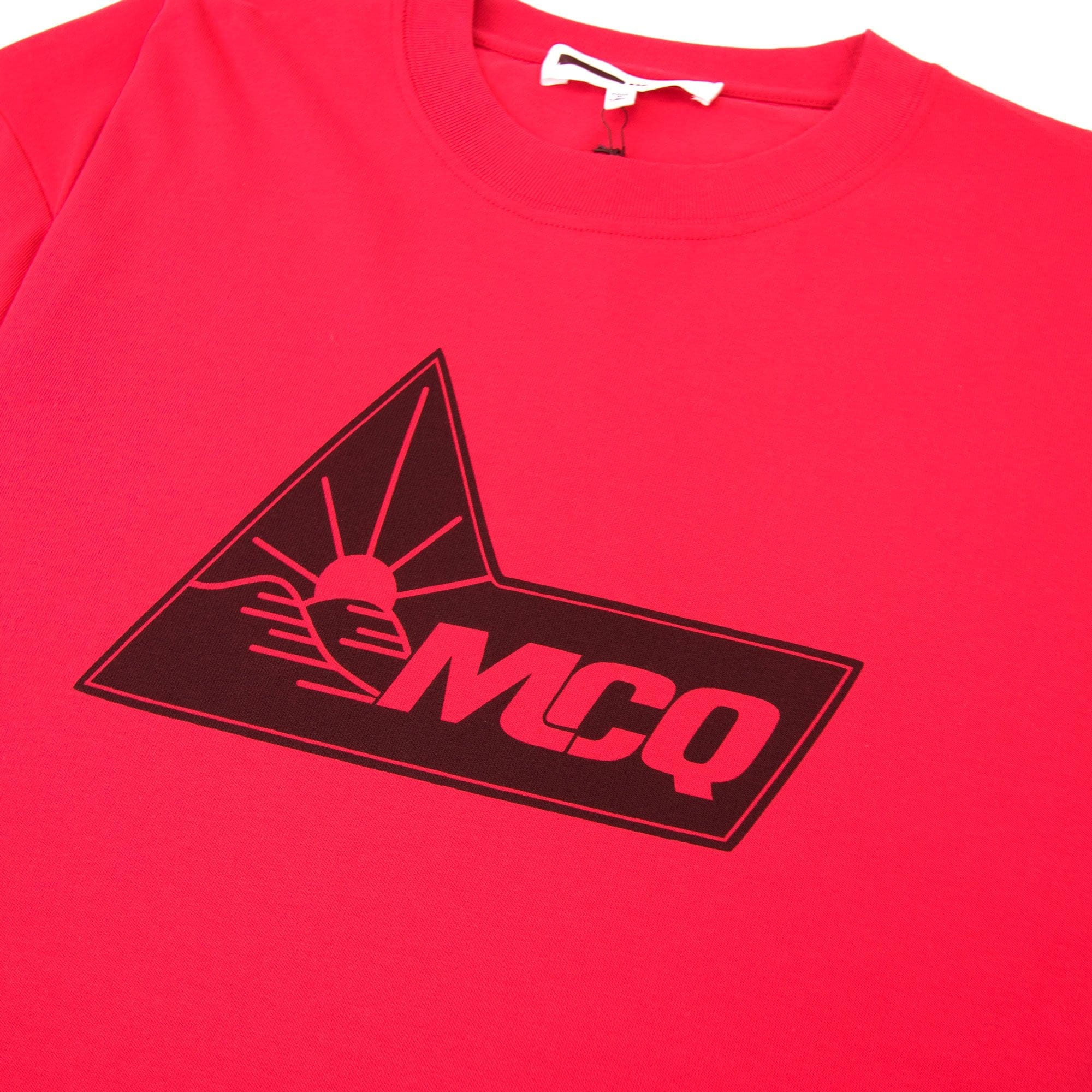 MCQ By Alexander McQueen Sun Logo T-shirt Red 6246