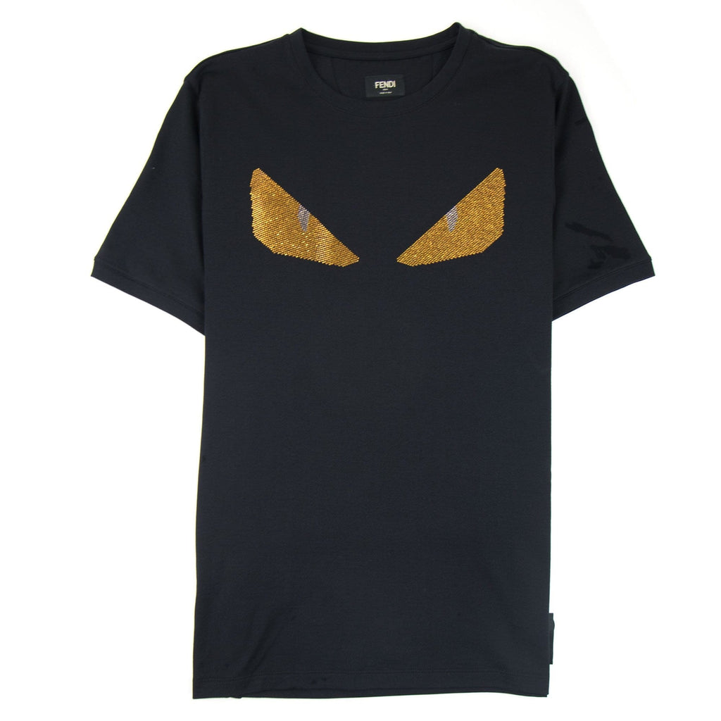 Fendi Diamante Bugs Eyes T-shirt Nero