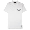 Fendi Bug Eye Fendi Logo Polo Shirt White