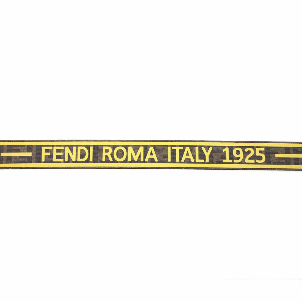 Fendi PU 1925 FF Logo Belt Brown