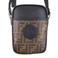 Fendi FF Logo Crossbody Bag Brown