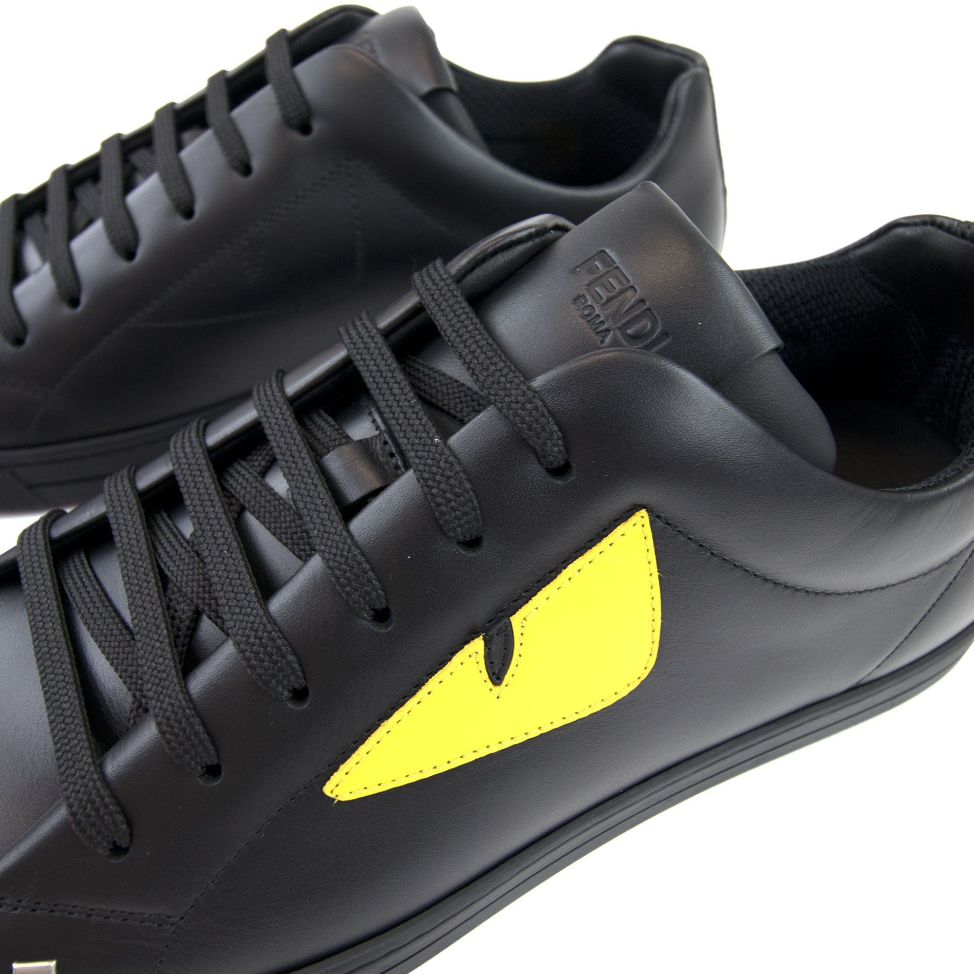 Fendi Bug Eye Sneaker Nero/yellow