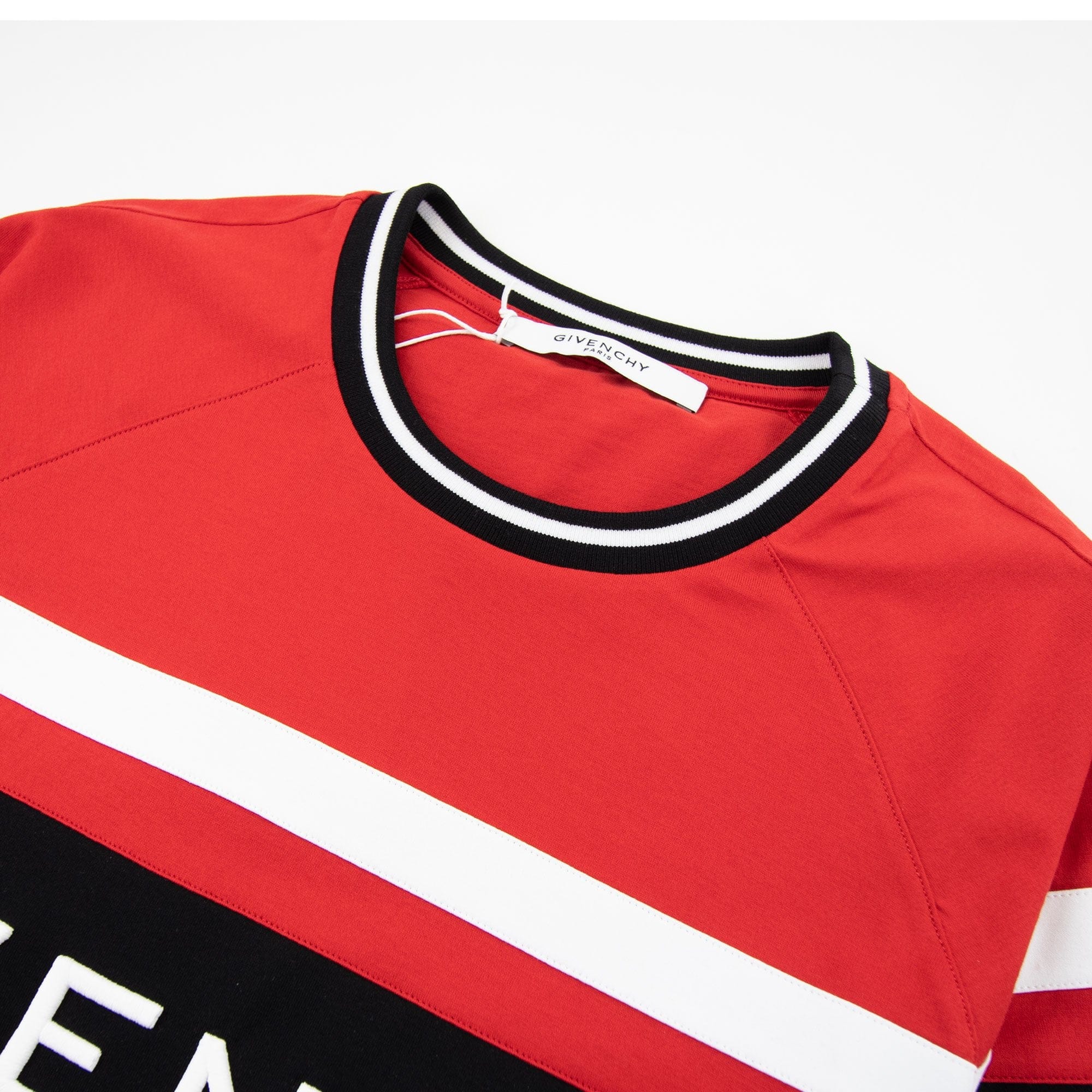 Givenchy 4G Contrasted Slim Fit T-Shirt Red/Black