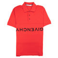 Givenchy Reverse Logo Slim Fit Polo Red
