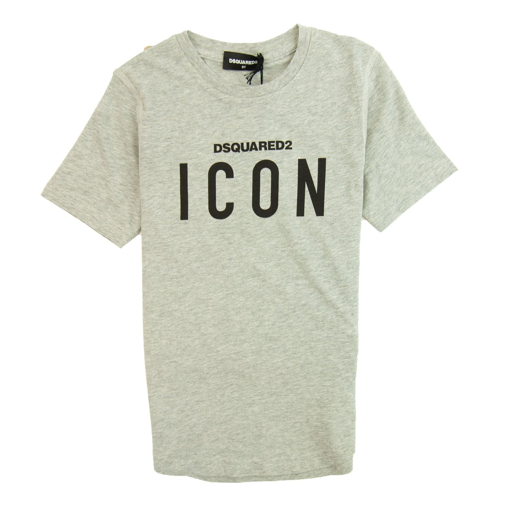 Dsquared2 Kids D2 Icon Chest Logo Grey