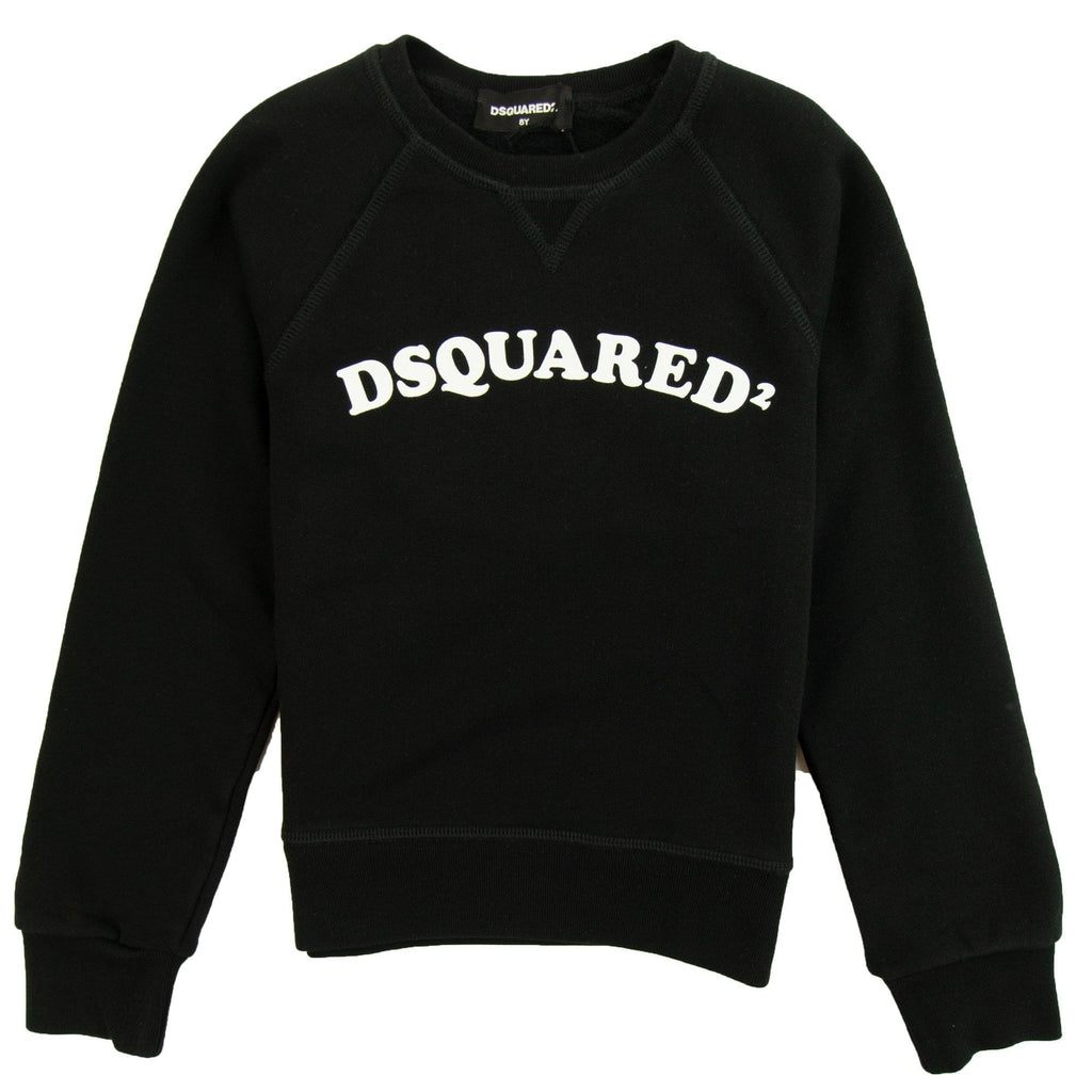 Dsquared2 Kids Arch Logo Crewneck Sweatshirt Black