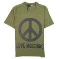 Love Moschino Peace T-shirt Khaki/Black