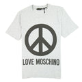 Love Moschino Peace T-shirt Grey/Black