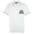 Love Moschino World Peace Polo Shirt White
