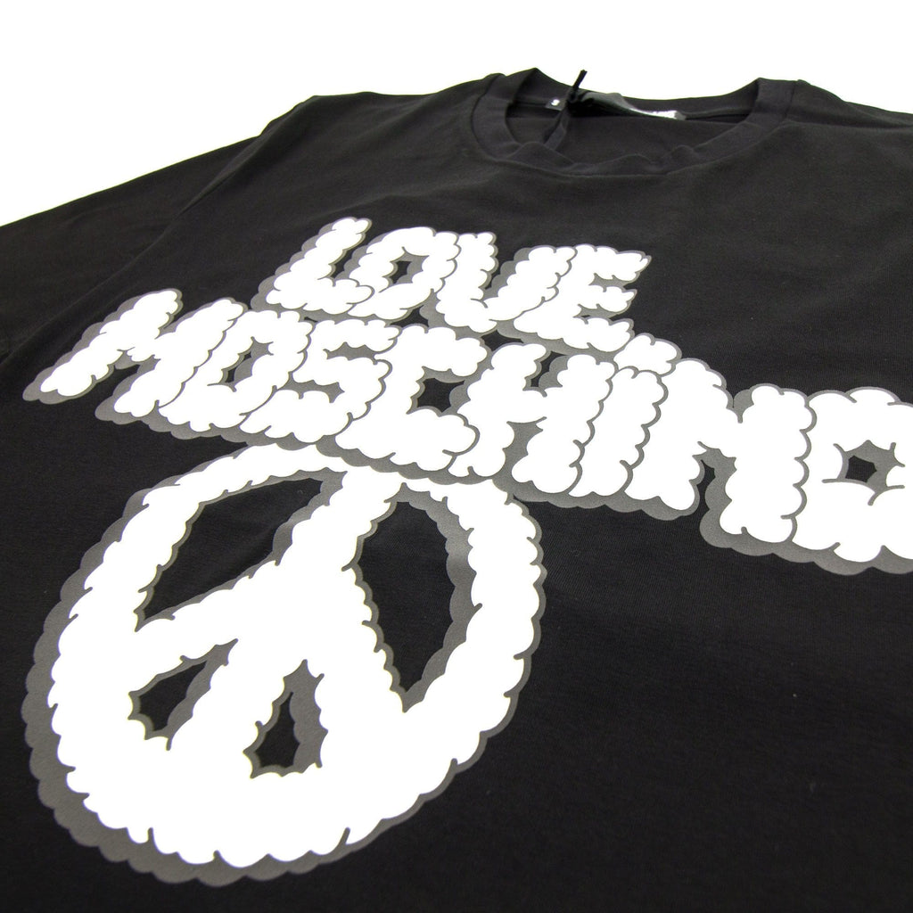 Love Moschino Love Clouds T Shirt Black/white