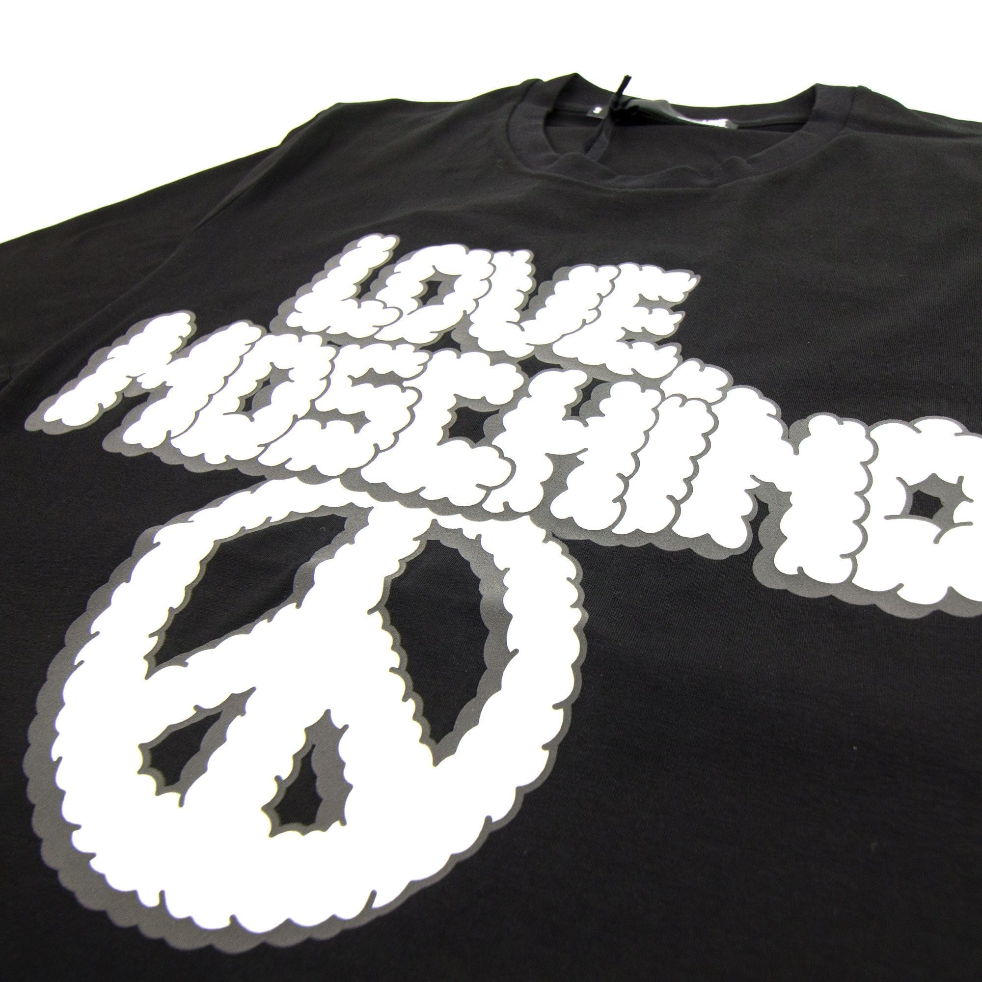 Love Moschino Love Clouds T Shirt Black/white