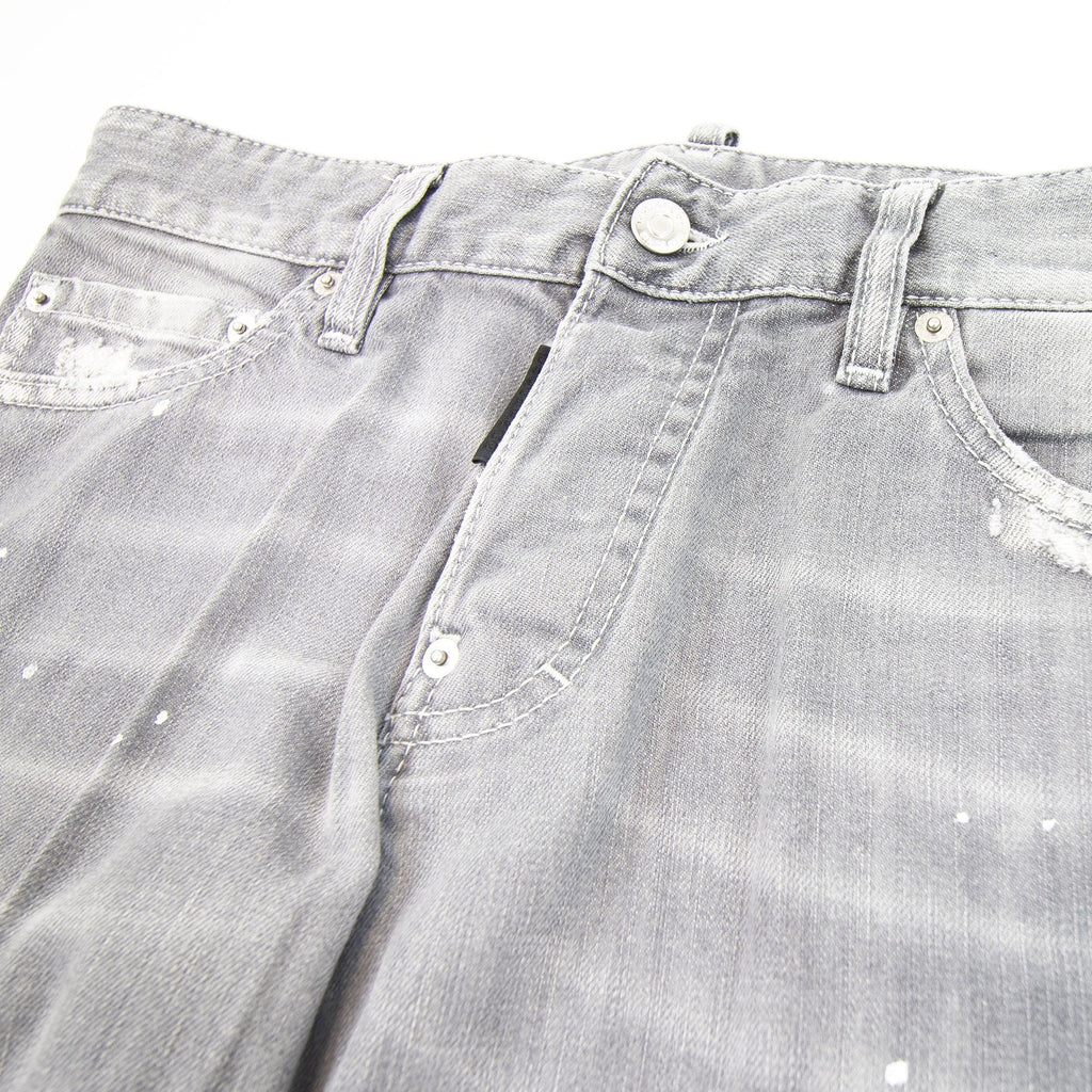 Dsquared2 Grey Denim Slim Jeans Grey