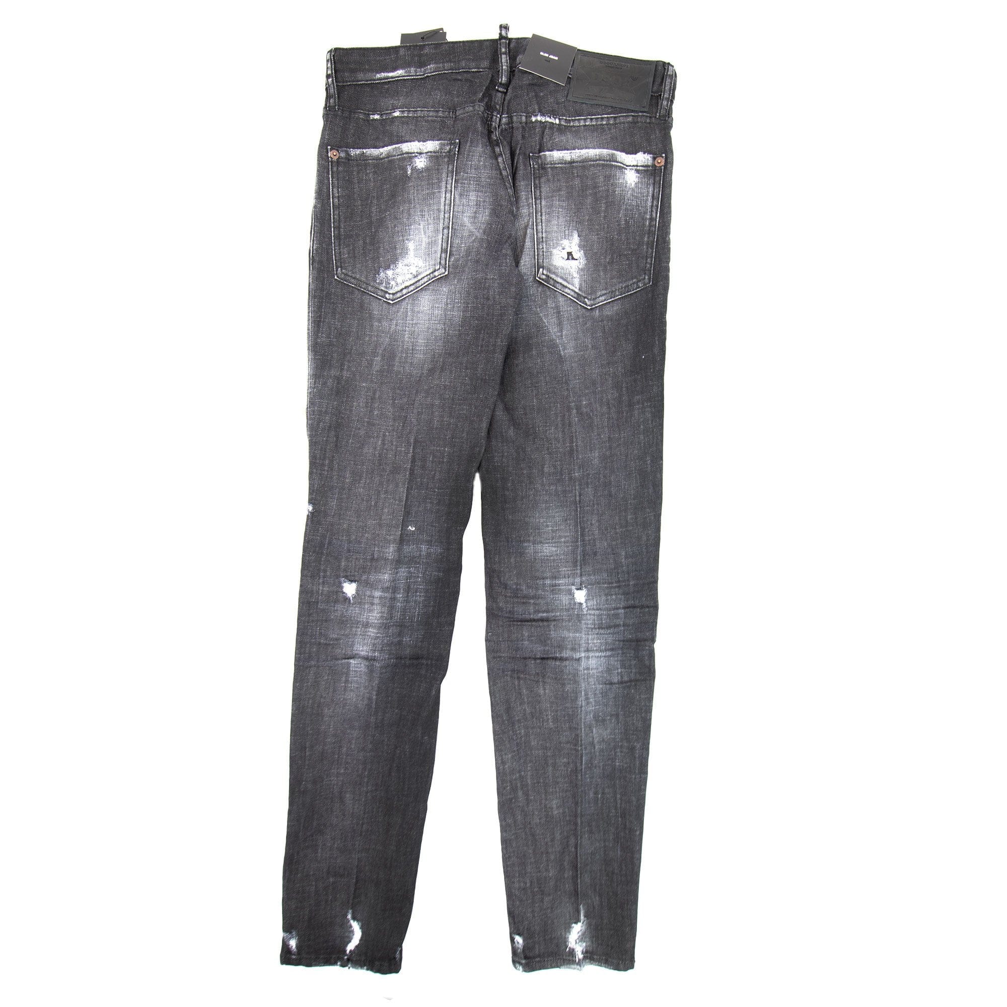 Dsquared2 Black Worked Slim Jeans Black