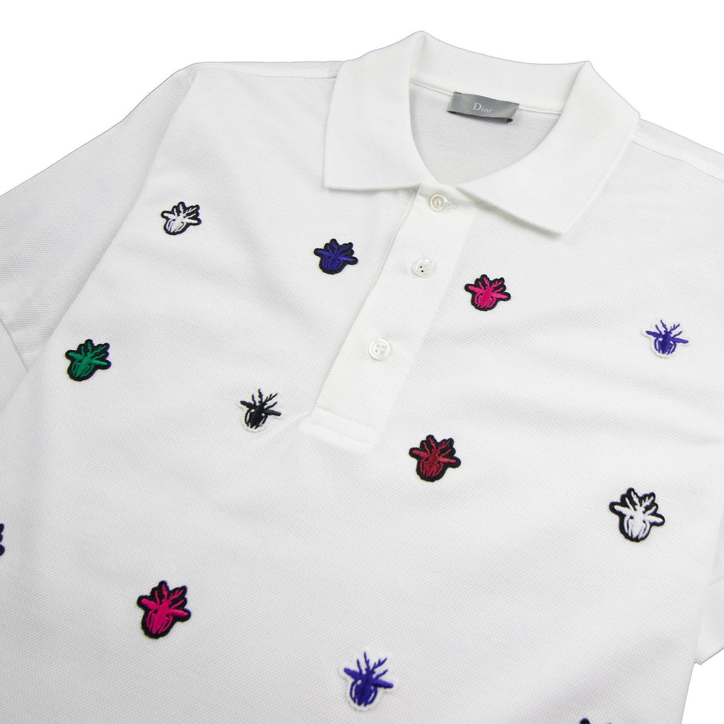 Christian Dior Multi Bee Polo White